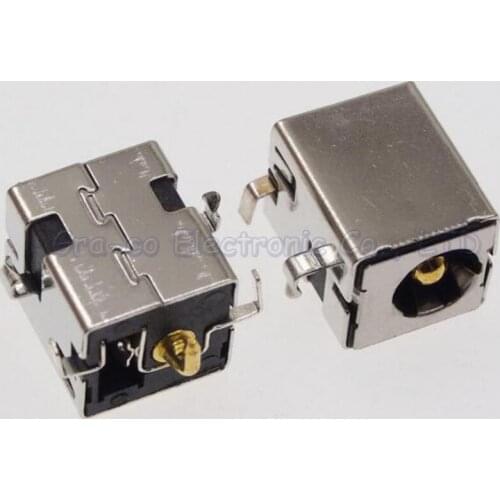 100pcs Gold Pin DC Power Jack for Asus A43E A43S X43S A83S K43SV K43S etc DC JACK DC Power socket Interface
