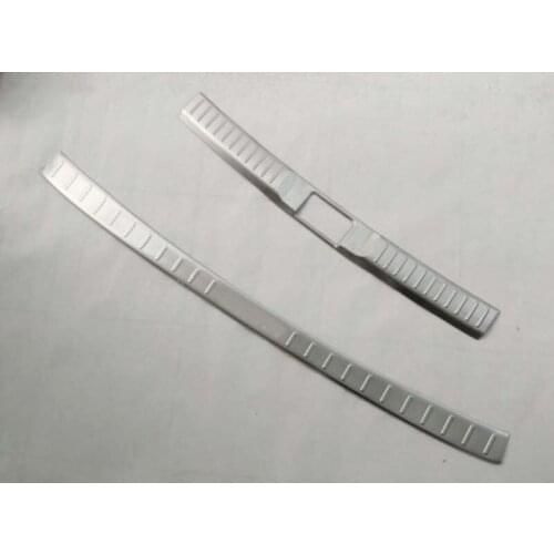 For Suzuki Vitara 2015 RearGuards Stainless steel car styling Rear bumper protector auto accessories 2pcs