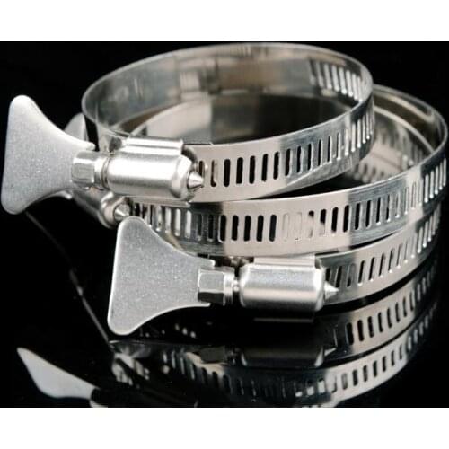 5pcs/lot Stainless Steel 304 Worm Drive Hose Clamp - Fuel Pipe Tube Clips water