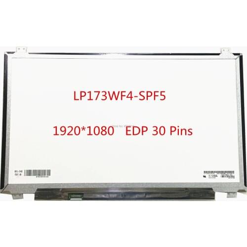 Free shipping LP173WF4-SPF5 LP173WF4 SPF5 LP173WF4 SPF3 SPF2 LTN173HL01-401 N173HCE-E31 B173HAN01.0 B173HAN01.1 1920*1080 IPS