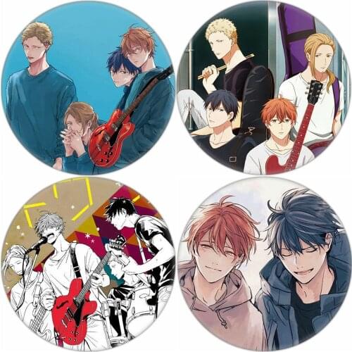 Super Hot Anime GIVEN Icon 58mm Brooch Pins Breastpin Badge Cartoon Jewelry Handbag Schoolbag Hat Accessories Drop Shipping