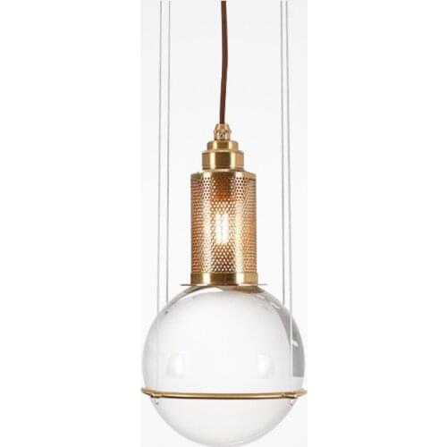 Deco maison hanglamp glass ball restaurant living room LED pendant lights hanging lamp pendant lights industrial lamp