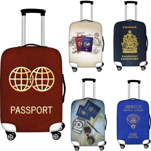 Nopersonality Elastic Passport Travel Luggage Covers Waterproof S/M/L/XL Trolley Case Cover for 18''-32'' Suitcase Cover Bag