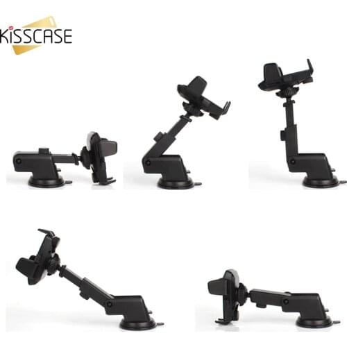 Gravity Car Phone Holder Suction Cup Bracket 360 Rotatable Dashboard Clip Mount Windshield Sucker Stand Phone Bracket Car Holder