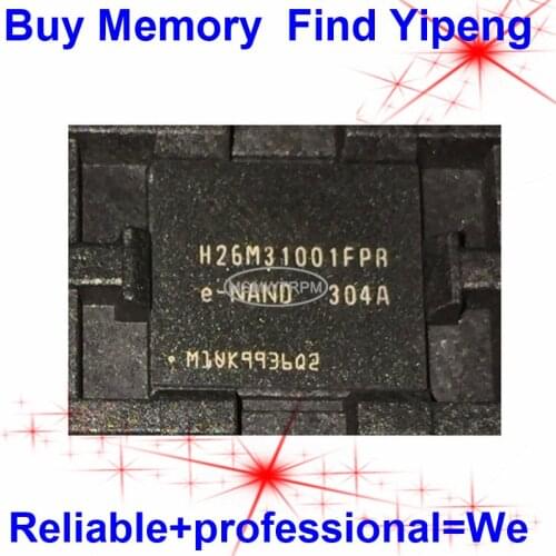 H26M31001FPR BGA153Ball EMMC 4GB Mobilephone Memory New original and Second-hand Soldered Balls Tested OK