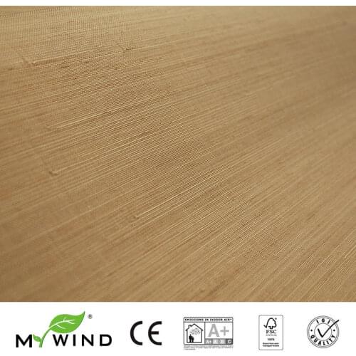 2020 MY WIND ABACA Grasscloth Wallpapers Luxury Natural Material Innocuity Paper Weave Design Wallpaper In Roll Decor