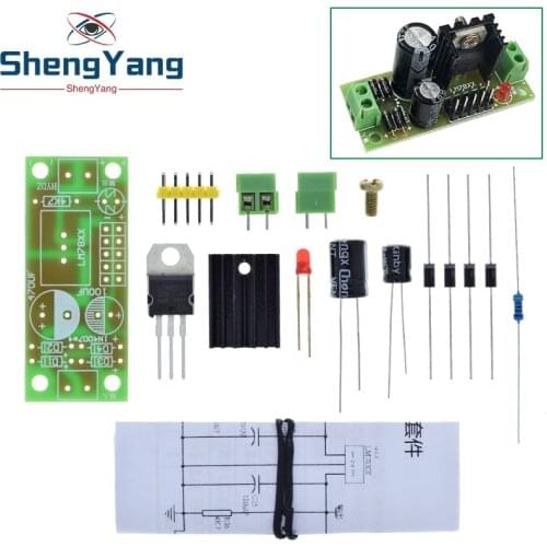DIY KIT LM7805 L7805 DC/AC Three Terminal Voltage Regulator Power Supply Module 5V 6V 9V 12V Output Max 1.2A
