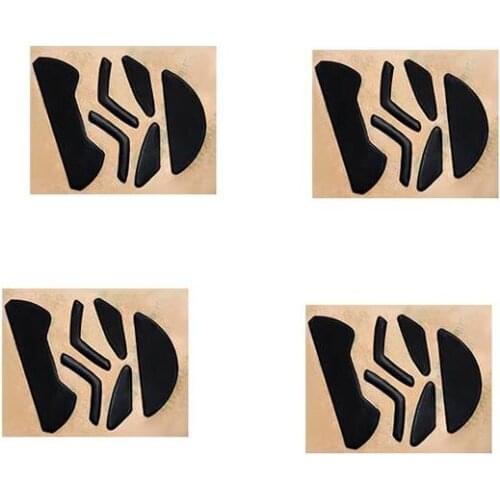Pack of 4 Mouse feet skates mouse pads for Logitech G302 G303 , 0.6MM Thickness