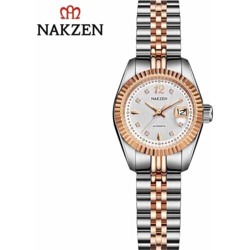 Женские механические часы NAKZEN China At AliExpress