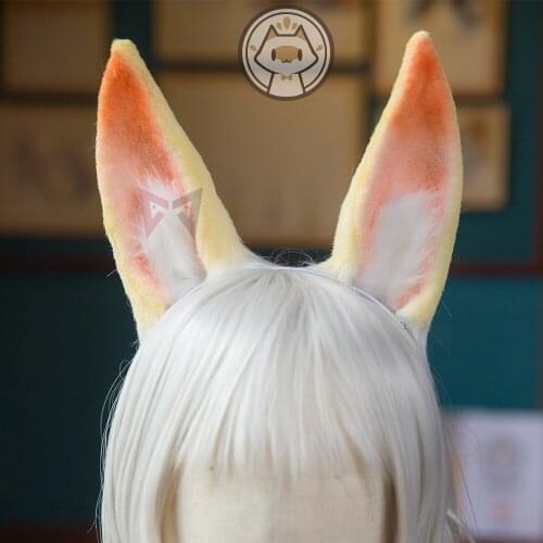 New Arknights Nearl Cosplay Bunny Ears Hairhoop for Anime Game Halloween Costume Accessories Handmade Work