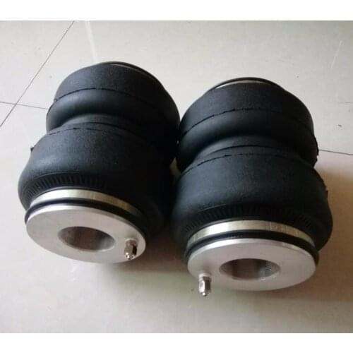 One pair air sleeves rubber bellows air balloon univer suspension 7 bar can load 700kgs Dia meter 140mm 2 Convoluted
