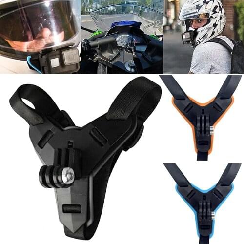 Full Face Helmet Chin Mount Holder for GoPro 5/6/7 YI 4K Action Camera Motorcycle Helmet Chin Stand Camera Holder POV Shooting