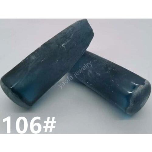 Sale 0.1kg 100g 106# Light Blue Color Lab Created Spinel Gems Raw Material Rough Uncut Spinel Blue Stone For Jewelry Making