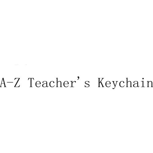 A-Z Teachers Keychain