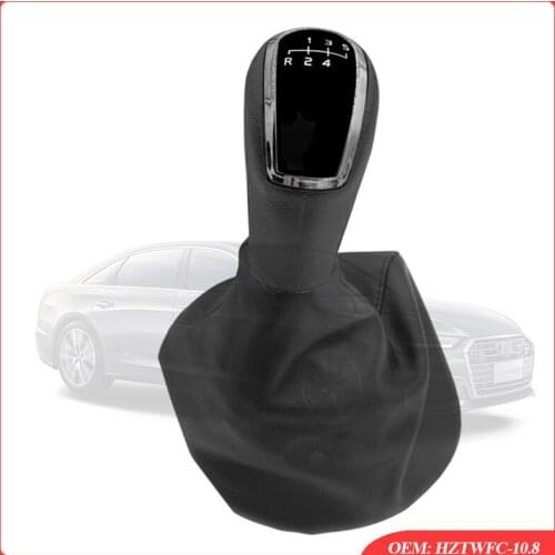 5Speed Gear Stick Shift Knob Top Quality With Gaitor Boot Cover For Mercedes Benz C-Class W203 S203 A-Class W168 Gear Shift Knob