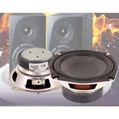 2pcs 5"inch 120mm 8Ω 50W Woofer Subwoofer speaker Loudspeaker Home Audio parts