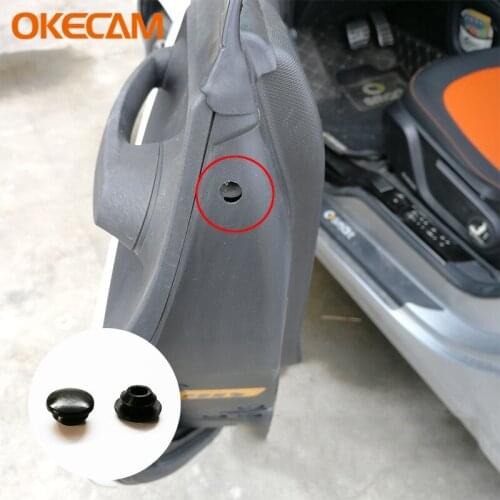Silicone Car Door Hole Waterproof plug Sealing Cover For Mercedes New Smart Fortwo Forfour 453 Car Styling Accessories