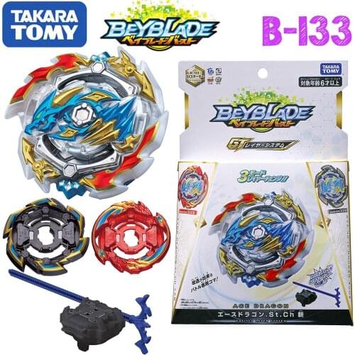 Takara Tomy Beyblade Burst B-133 B-134 B-135 Ace Dragon ST CH bay blade with launcher Bayblade be blade gyroscope Toys for boy
