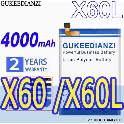 High Capacity GUKEEDIANZI Battery 4000mAh For DOOGEE X60 /X60L