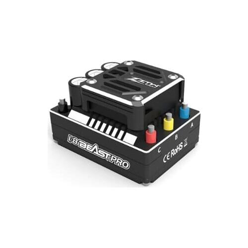 ZTW 1:10 Beast PRO SS120A 6V/7.4V adjustable 8A BEC Brushless ESC waterproof all aluminium heat sinking for truck and light car