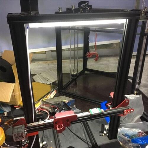 Funssor 1pcs Creality cr-10s Ender3 pro 3D printer LED lamp with switch 220V CR-10 Pro LED strip light