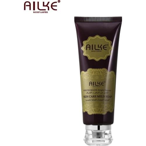 AILKE Facial Wash Cleanser Foams Kojic Acid Anti-aging Wrinkles Moisturizing Whitening Skin Face Care Cleaning Cleaner Scrubs