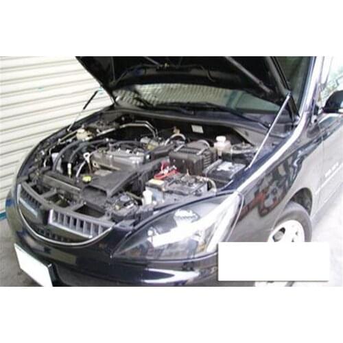 Car Styling Front Hood Bonnet Modify Gas Struts Lift Support Shock Damper Carbon Fiber For 2003-2006 Mitsubishi Lancer