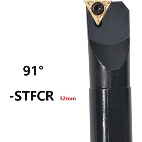 BEYOND 32mm STFCR STFCL S32T-STFCR16 S32T-STFCL16 Lathe Cutter Shank Turning Tool Holder use Carbide Inserts TCMT16 1pcs