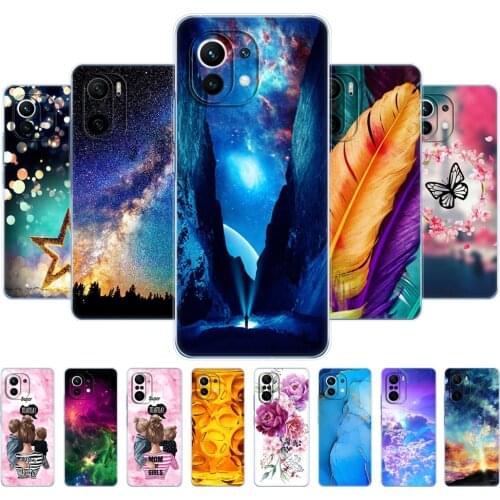 For xiaomi Mi 11 / Mi 11 Lite 5G 4G / Mi 11i / Mi 11 Ultra Case Phone Back cover For xiaomi11 i 11Lite Xiomi Mi11 Silicon TPU