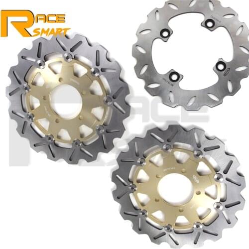 For KAWASAKI ZX6R NINJA 600 2007 - 2015 Motorcycle CNC Front and Rear Brake Disk Floating Motorcycles Brake rotor 2009 2008 2012