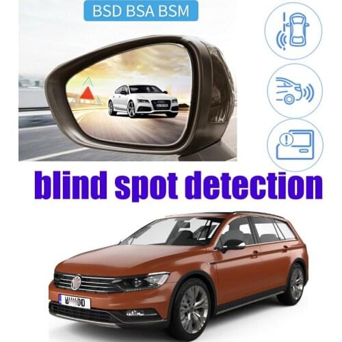 For Volkswagen VW Passat B8 2015~2020 Car BSD BSA BSM Blind Area Spot Warning Safety Drive Alert Mirror Rear Radar Detection