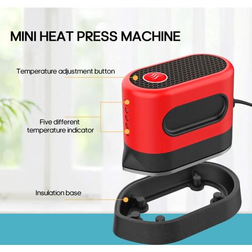 HOME DIY Printing Machine Heat Press Machine for T Shirts Small Mini Iron Shirt Printing Portable shoes Printing Tools