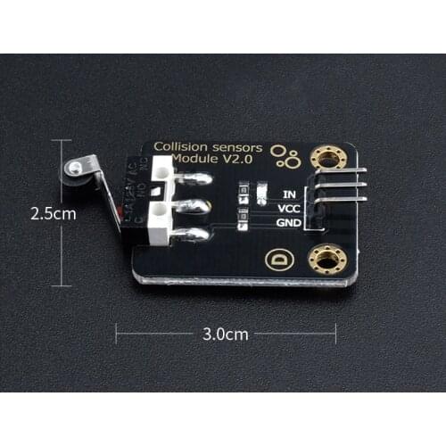 For Arduino Electronic Building Block Smart Robot Collision Sensor Module Collision Detection Crash Sensor Solder SMD PCB Module
