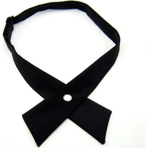 2019 Crossover Men Bow Ties for women Black Neck Tie Wedding Gift gravatas Business Bowtie Polyester Mariage