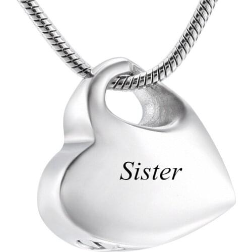 IJD9960 Stainless Steel Hold My Heart Cremation Keepsake Pendant for Ashes Urn Necklace With Funnel Souvenir Memorial Jewelry