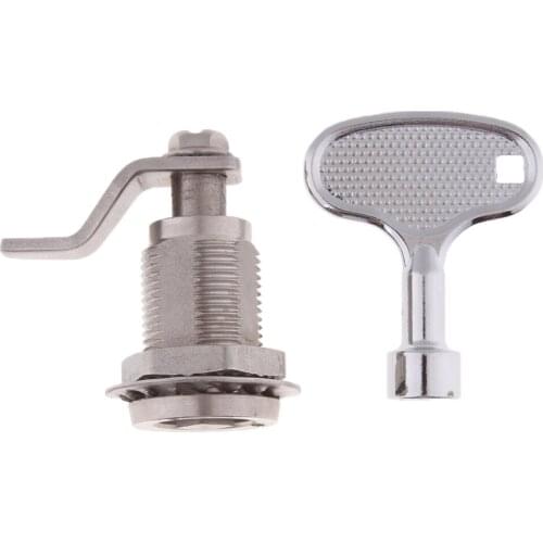 Cabinet Door Drawer Drawer Metal Security Cam Lock With Square Socket Key