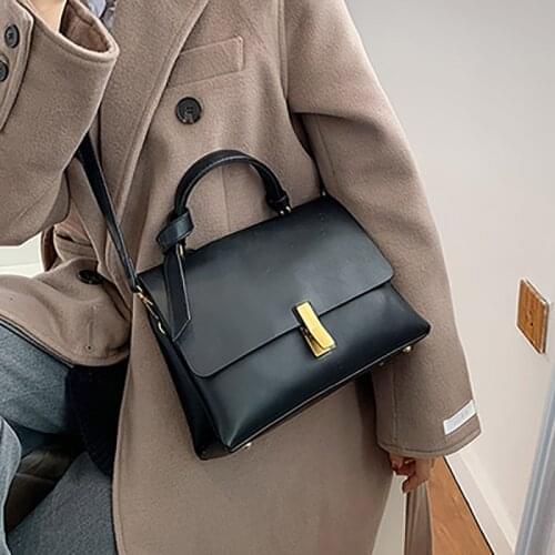 Fashion PU Leather Crossbody Bags for Women New Winter Lady Trending Designer Shoulder Bag Girls Handbags Womens Cross Body Bag