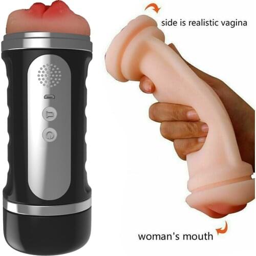 Automatic Counting Male Masturbator Man Sucking Vibrating For Men Glans Exerciser Masturbate Cup Sex Machine Sex Toy For Men
