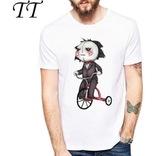 2019 New T Shirt Fashion Print Saw Killers T-shirt Men Puppet Tee Shirts Camisetas Harajuku Tops
