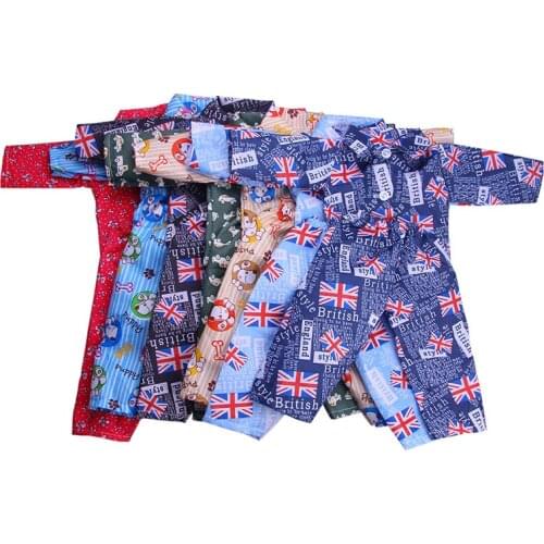 Doll Clothes 7 Solid Colors Pajamas For Logan Boy 18 Inch American Doll & 43 Cm Doll Accessories For The Next Gerenation