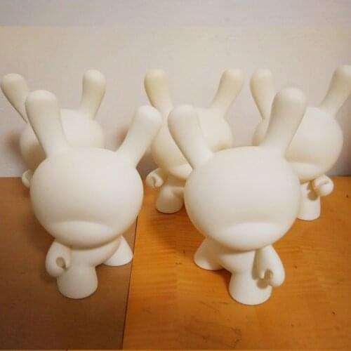 Wholesale 5pcs 8 inch (20 cm) Kidrobot dunny doll white mold for DIY hand-done plain in opp bag