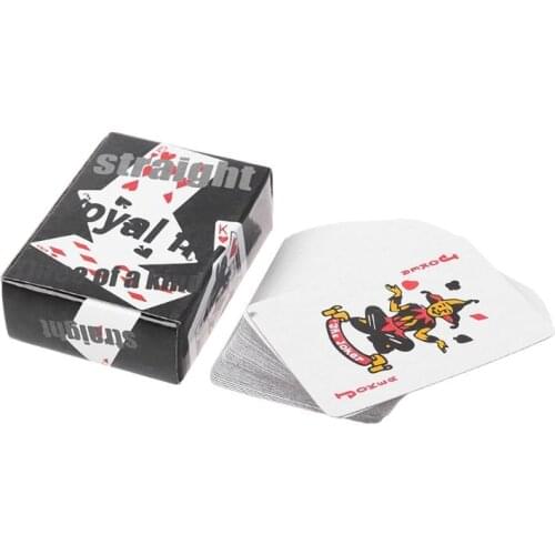 Portable Mini Playing Card Texas Hold'em Board Game Poker Climbing Travel Toy Entertament Accessories W20