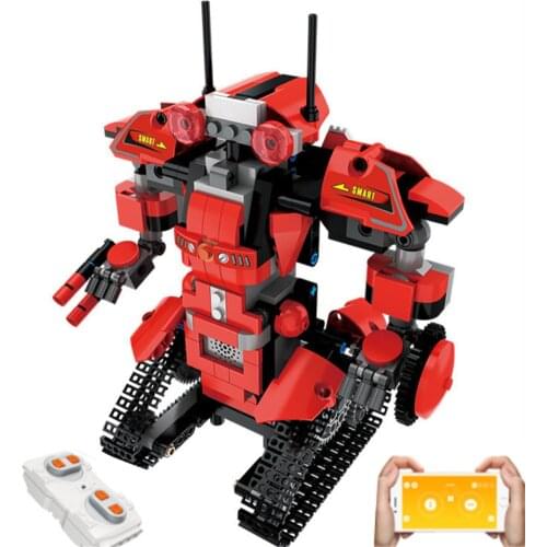 APP RC Tracked Robot Building Blocks Electric Bricks Technical Programming Remote Control Kids Toys Children Birthday Gifts