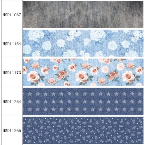 22MM 25MM 38MM 50MM 75mm Printed Pattern on Grosgrain Ribbon for diy ribbon