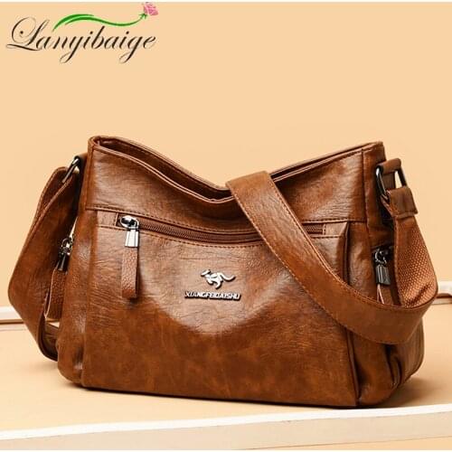 LANYIBAIGE Leather Luxury Women Handbags Designer Messenger Bag Small Ladies Shoulder Hand Crossbody Bags For Women 2020
