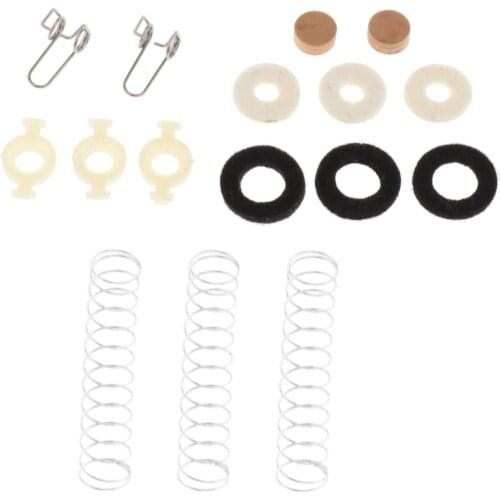 Trumpet Repair Kit Spring Rest Felt Pad Musical Instrument Maintenance Parts
