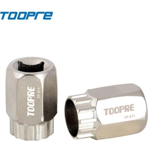 TOOPRE Bike Steel Cassette Sprocket Sleeve 64g Iamok 6/7/8/9/10/11 Speed Cartridge Freewheel Tool for SHIMANO Bicycle Parts