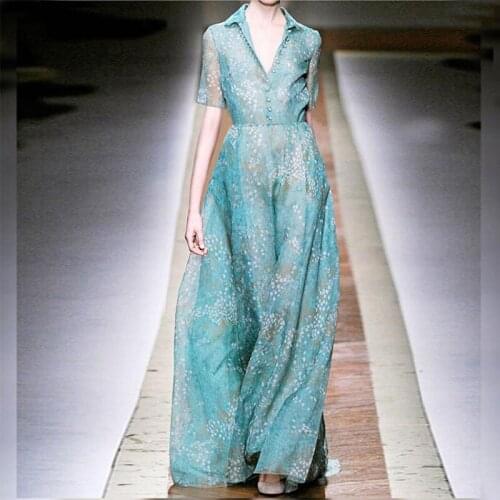 VERDEJULIAY Blue Summer Dresses