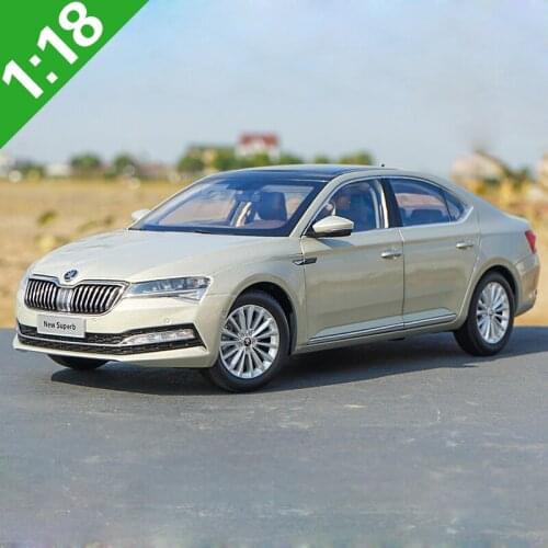 1:18 High Meticulous Skoda Superb Alloy Model Car Static Metal Model Vehicles With Original Box