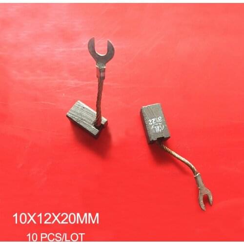 10PCS/LOT, 10X12X20mm Motor Carbon Brushes For electric tricycle, Battery car,Free shipping